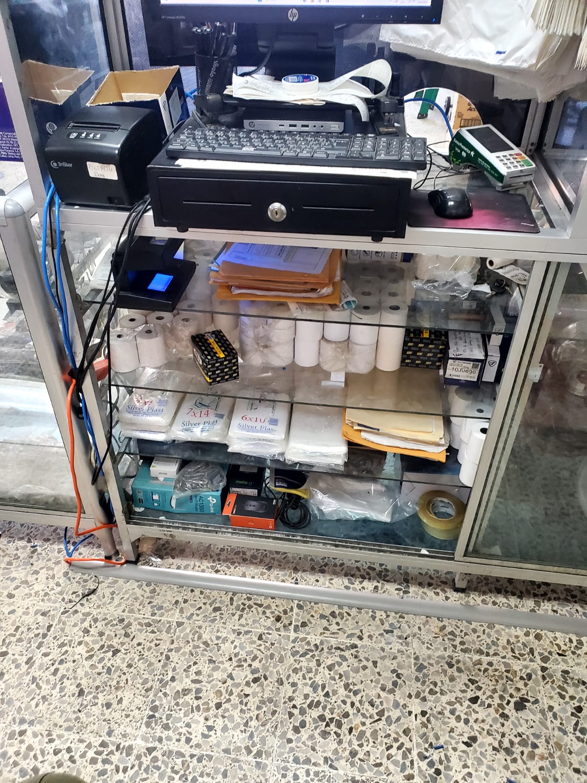 Mostrador limpio sin cables